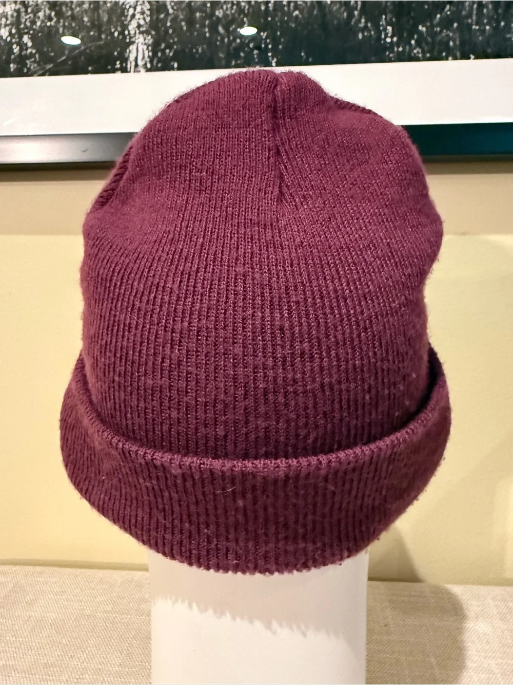 Carhartt Youth Cuffed Beanie Hat Burgundy Maroon Acrylic Winter AH8990
